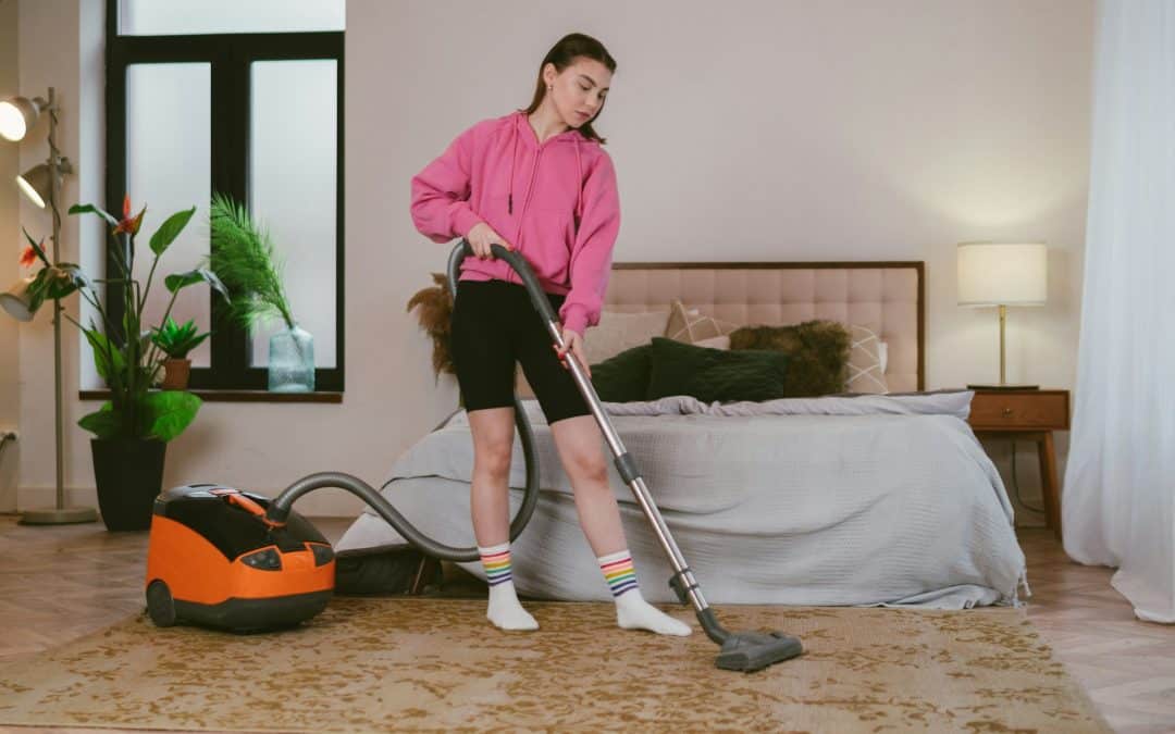 vacuuming